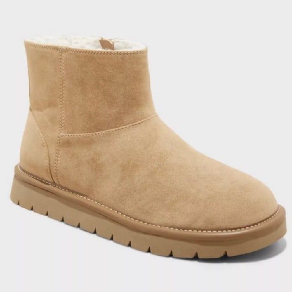 May Faux Suede Booties w/ Memory Foam Insole |Universal Thread | Women's 7 | NEW